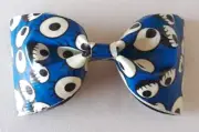 Google Eyes Glow in the Dark Halloween Duct Tape Hair Clip Bow bowtie handmade