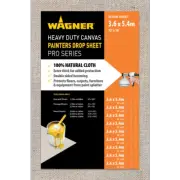 Wagner 3.65 x 5.48m Heavy Duty Canvas Drop Sheet