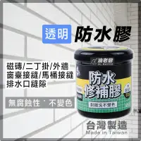 在飛比找蝦皮購物優惠-👉台灣製 透明防水膠750ml 防水修補膠 磁磚外牆二丁掛 