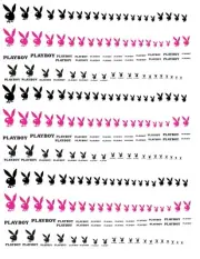 1/64 Hotwheels Play Boy Waterslide Decals MADE IS THE USA