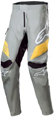 Alpinestars Racer 2023 Bicycle Pants, grey-yellow, Size 38 for Men Grey Yellow
