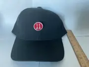 Captain Fire Department Collectable Hat patch Sewn Black Ball Cap