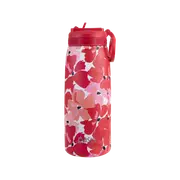 Oasis 780ml Stainless Steel Insulated Sports Drink Bottle - Red Poppies