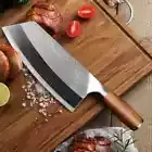 Kitchen Knife Stainless Steel Asian Butcher Chef Damascus Cleaver Chopping Meat