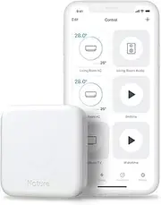 Nature Remo 3 | Smart Universal Remote | Control Air Conditioner, TV, Lighting | Compatible with Alexa, Google Home | Humidty, Light, Motion Sensors Embedded | 2.4 GHz Wi-Fi Only