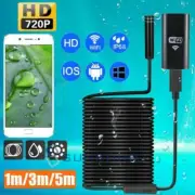8LED WiFi Borescope Inspection Camera Endoscope for iOS/Android/Windows 10/8/7