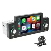 5in 1Din Car Radio MP5 Player Bluetooth USB FM For Carplay Mirror Link W/Camera