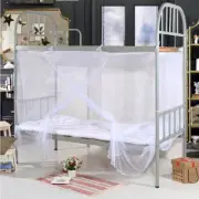 White Four Corner Post Bed Canopy Outdoor Camping Mosquito Net Storage Bag Inse