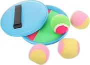 Parliky Outdoor Suction Cup Throw Ball Interactive Ball Sticky Sucker Toss Catch Ball Rosy