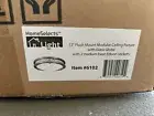 Home Selecte Lighting 12 In Base 2-Light Flush Mount Ceiling Fixture New In Box