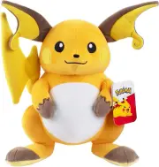 12" Raichu Plush - Officially Licensed - Pikachu Evolution Figure - Quality Soft
