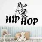 Artistic Hip Hop Dance Sticker Waterproof Vinyl Wallpaper Home Decor Living Room