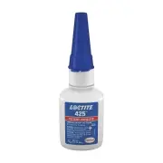 425™ Instant Adhesive, Surface Curing Threadlocker, 20 g, Up to 1/2 in Thread,