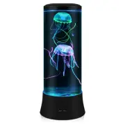 Jellyfish Lamp,LED Fantasy Jellyfish Light Lamp,7 Color Setting Jellyfish Tan...