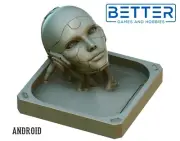 Android, 3d Printed Dice Tower Terrain. For RPG, Tabletop Wargaming.