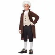 Benjamin Franklin Colonial Man Founding Father Scientist Historical Boys Costume