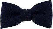[TigerTie] Toddler Baby Bow Tie Pique in Plain Pattern, 100% Cotton, Pre-Tied Bow with Viewing Tape - 20 to 32 cm Neck Circumference Adjustable + Storage Box