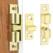 Solid Brass Cabinet Door Latch Adjustable Tension for Furniture Security