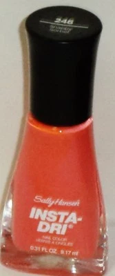 1 Sally Hansen Insta-Dri Fast Dry Nail Color Nail Polish SNAPPY SORBET #246