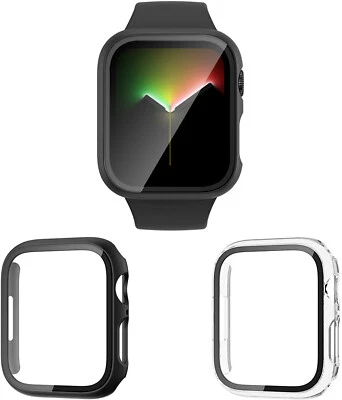 For Apple Watch 8/7/6/5/4/SE Screen Protector Case iwatch 45/44/41/38mm Cover