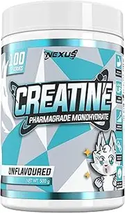 Nexus 100% Pure Creatine Pharmagrade Monohydrate -100 Servings (500g)