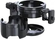 Drink Holder for Walker - Cup Mount, Drink Stand, Multiple Used Bottle Holder for Scooter, Trolley, Wheelchair, Commuting Travel Support, Action Attachment for Coffee, Water, S