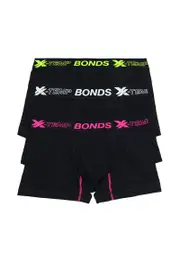 [Bonds] Bonds Men's X-temp Trunk 3 Pack Size: Medium M Multicolor