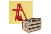 Crosley Record Storage Crate & Billie Eilish - Don'T Smile At Me - Vinyl Album Bundle