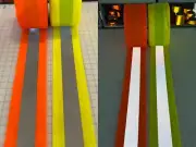 4.5" Reflective Vest Trim Red/Silver or Lime/Silver Sew On Fabric ANSI Approved