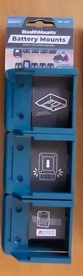 Makita StealthMount Cordless Toll Battery Mount 18v LXT 6 Pack