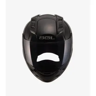 SOL 安全帽 68S 68SII 素色 素黑 全罩 排氣通風 雙D扣 抗UV 造型鴨尾《比帽王》