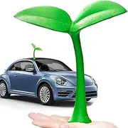 Universal 3D Car Roof Grass Bean Sprouts Stickers - Lovely Creative Exterior Sapling Decoration in Green