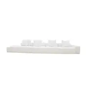 [James Lane] Riley Muse Frost Modular Sofa - 1x Arm, 3x Armless, 1x Left Terminal