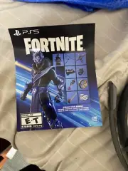 Fortnite Cobalt Star Bundle Code PS5 New Unscratched comes with 1000 V- Bucks!!