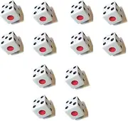 [Pack of 12] Tavla Zarı Tavla Dice - Backgammon Dice - Tavla Zari 8 x 8 x 8 mm - Small Dice - Tavli - Tavola Reale - Tables Reales ... (3 Set)
