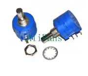 2PCS 3590S 2 102L 1K Ohm Rotary Potentiometer Wirewound Precision Pot 10 Turn