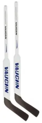 2 New Vaughn XF 1100 goalie stick blue senior left 24" LH lt foam core Sr hockey