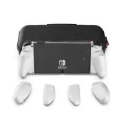 Skull & Co. GripCase OLED Bundle for Nintendo SWITCH OLED Model (including Maxcarry Case) OLED White