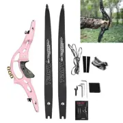 62" ILF Recurve Bow 30-60lbs Archery Kit Takedown 19" Riser Target Hunting Shoot