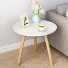 Small Sofa Side Practical Round Home Furniture Bedside Shelf Table Coffee Table