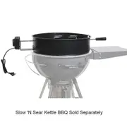 57cm Kettle Rotisserie Kit - Flaming Coals