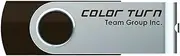 Teamgroup Color Turn E902 USB 2.0 32GB Flash Drive, Brown/Silver