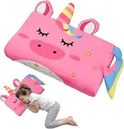 YAOZUP Schlummerkids Cushion, Calmly Children's Pillow 46 x 26 cm, Children's Pillow, Children's Pillow, Comfort Pillow, Ergonomic Cushion for Soft Dreams (Unicorn)