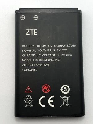 FREE EX Genuine ZTE Telstra Easycall 3 ZTE T303.. Li3710T42P3h553457 Battery
