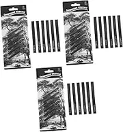 COHEALI 3sets Charcoal Sticks Student Stationery Kit 100 Bars Charcoal Sketching Bars for Painting Drawing Art Supplies 6pcs*3