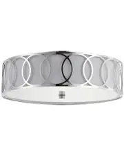 JONATHAN Y Designs Aubrey 3-Light 15.5in Metal Flush Mount