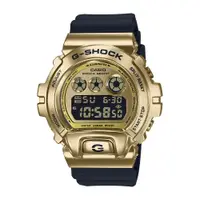 在飛比找PChome24h購物優惠-【CASIO 卡西歐】G-SHOCK 金屬錶圈 街頭嘻哈 黑