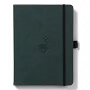 Dingbats* Wildlife A5+ Green Deer Notebook - Plain