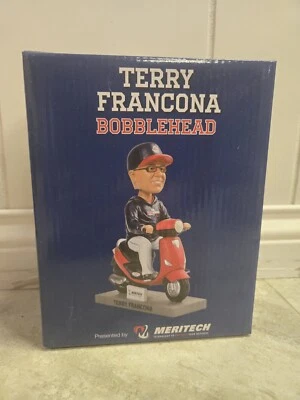 2015 Cleveland Indians Terry 'Tito' Francona Red Scooter SGA Bobblehead w/ Box