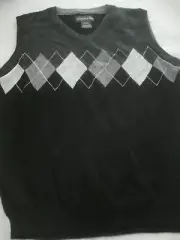 Boys Sweater Vest Dockers Argyle Size 8